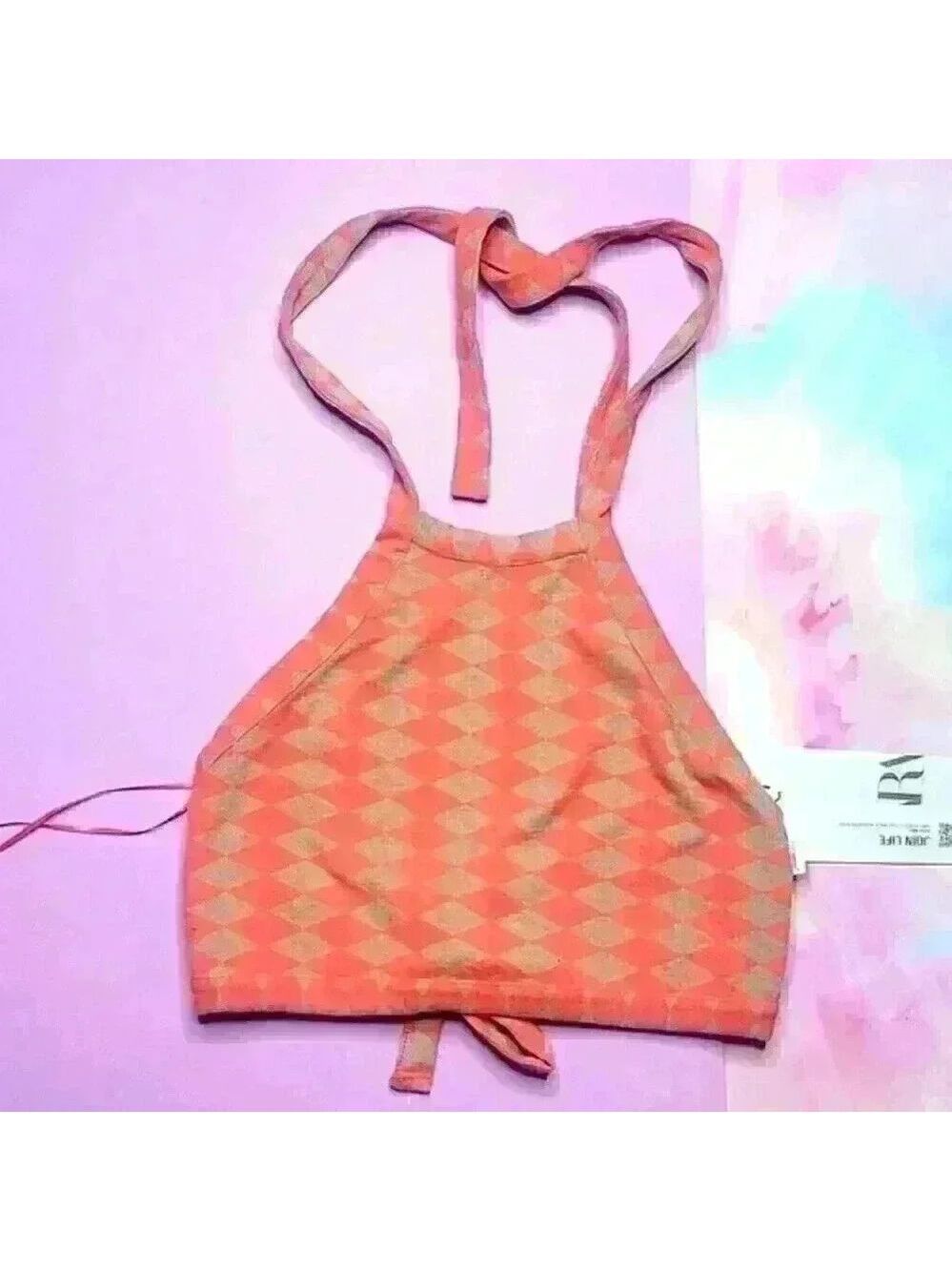 Zara Backless Halter Top